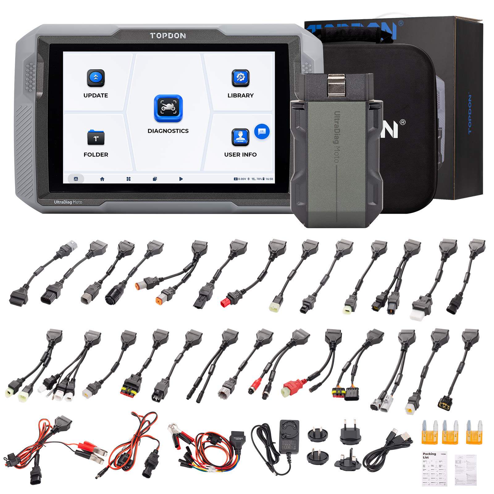 TOPDON UltraDiag Moto Wireless Motorcycle Diagnostic Tool