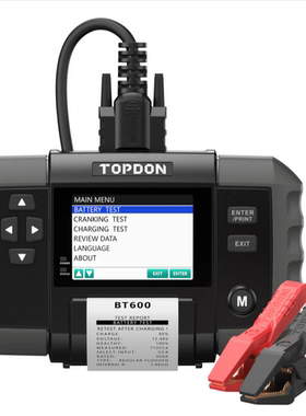 TOPDON BT600 Battery Tester12V/24V Cranking Test