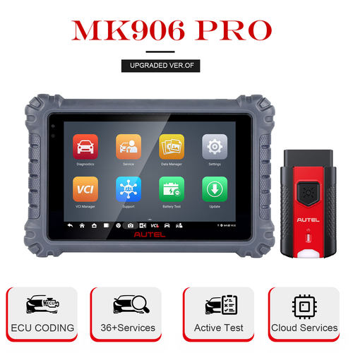 Autel MaxiCOM MK906 PRO Diagnostic Scanner 道通检测仪 海外版