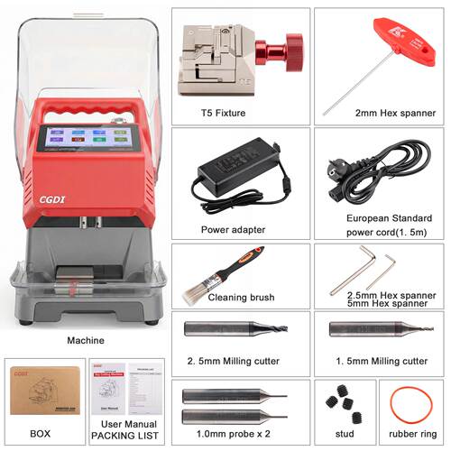 CGDI MONSTER G08 Key Cutting Machine with T5 Clamp WiFi