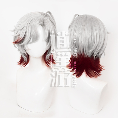 逍遥游 叶洛亚cos假发原神空月之歌仿真人头皮顶cosplay假发