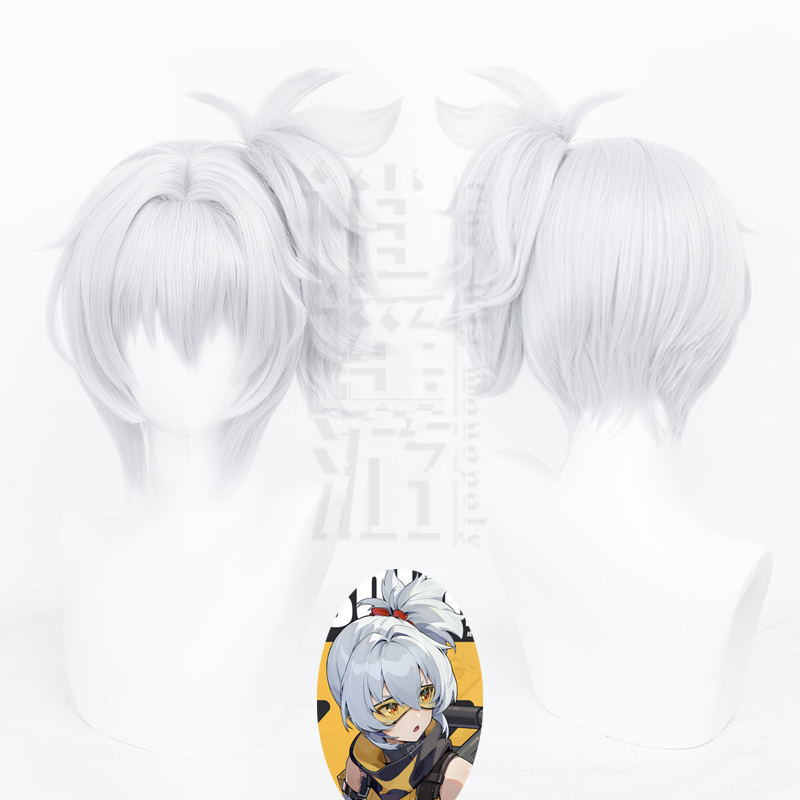 逍遥游绝区零11号cos假发仿真头皮顶虎口夹单马尾游戏cosplay假发