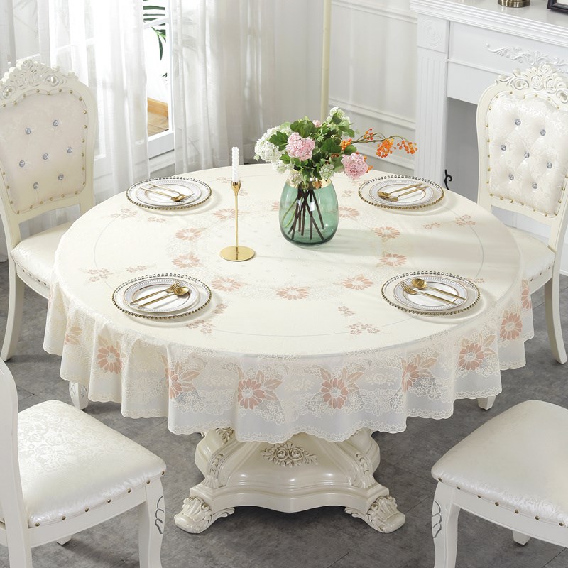 圆桌布防水防油防烫pvc加厚圆形