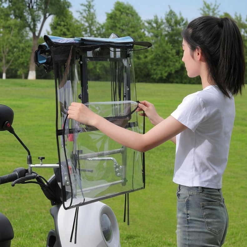 电动车专用雨伞摩托车电瓶车雨棚防暴雨新款加厚加固超强抗风雨伞,居家日用,防雨布,淘宝优惠券,粉丝福利购,淘宝优惠卷