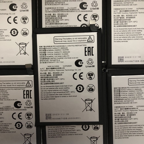 适用于中兴 Axon 60 / 60 Lite E6706ZTE-B 5000mAh 电池