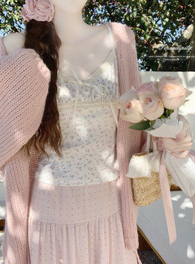 【Dear YN】温柔甜系 小碎花莫代尔亲肤吊带背心纯欲百搭无袖上衣