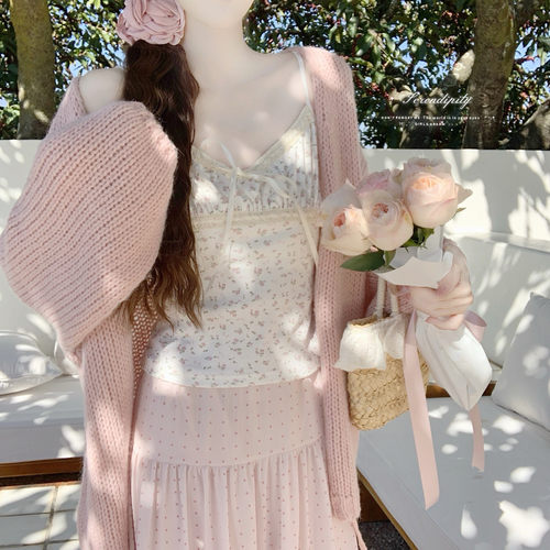 【DearYN】碎花莫代尔背心吊带