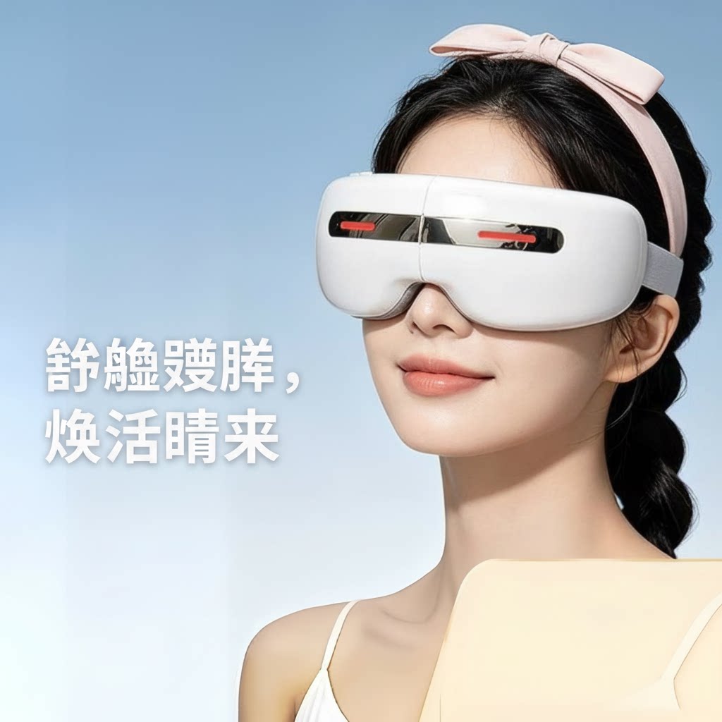 新款眼部按摩仪礼品按摩器眼罩护眼仪缓解眼疲劳多功能干涩热敷