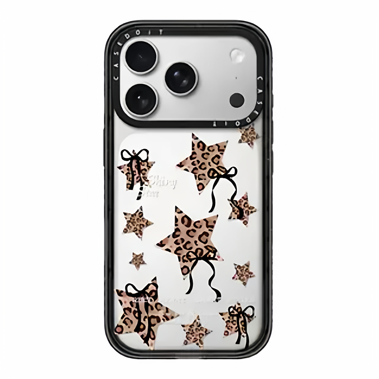 C家联名透明MagSafe磁吸豹纹五角星蝴蝶结适用iphone17手机壳16promax苹果15pro保护套14plus少女Air网红13