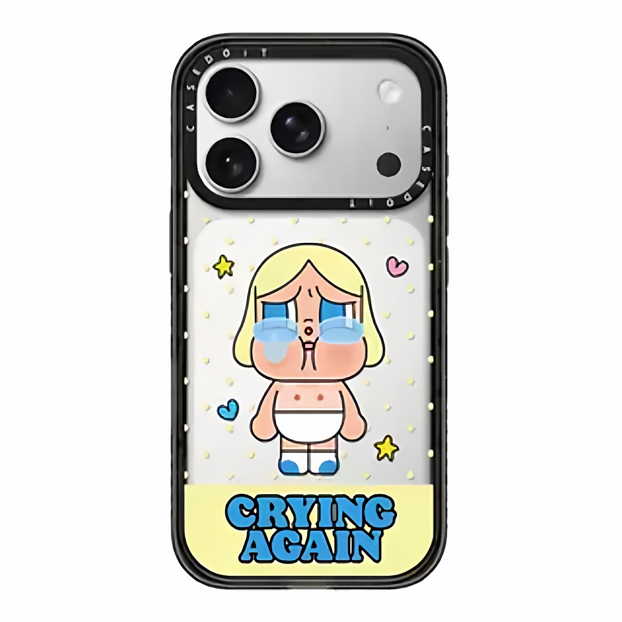 C家联名透明MagSafe磁吸蝴蝶结黑皮哭娃适用iphone17手机壳16promax苹果15pro保护套14plus少女Air网红13/12
