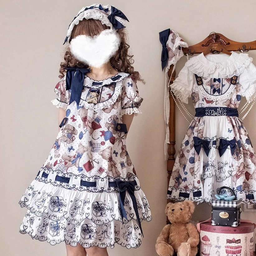 doll感娃娃裙可爱小熊