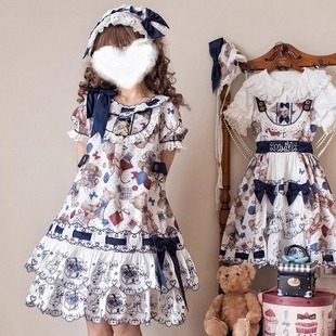 现货 娃娃裙 麋鹿森林 DOLL感 原创Lolita 小熊裁缝