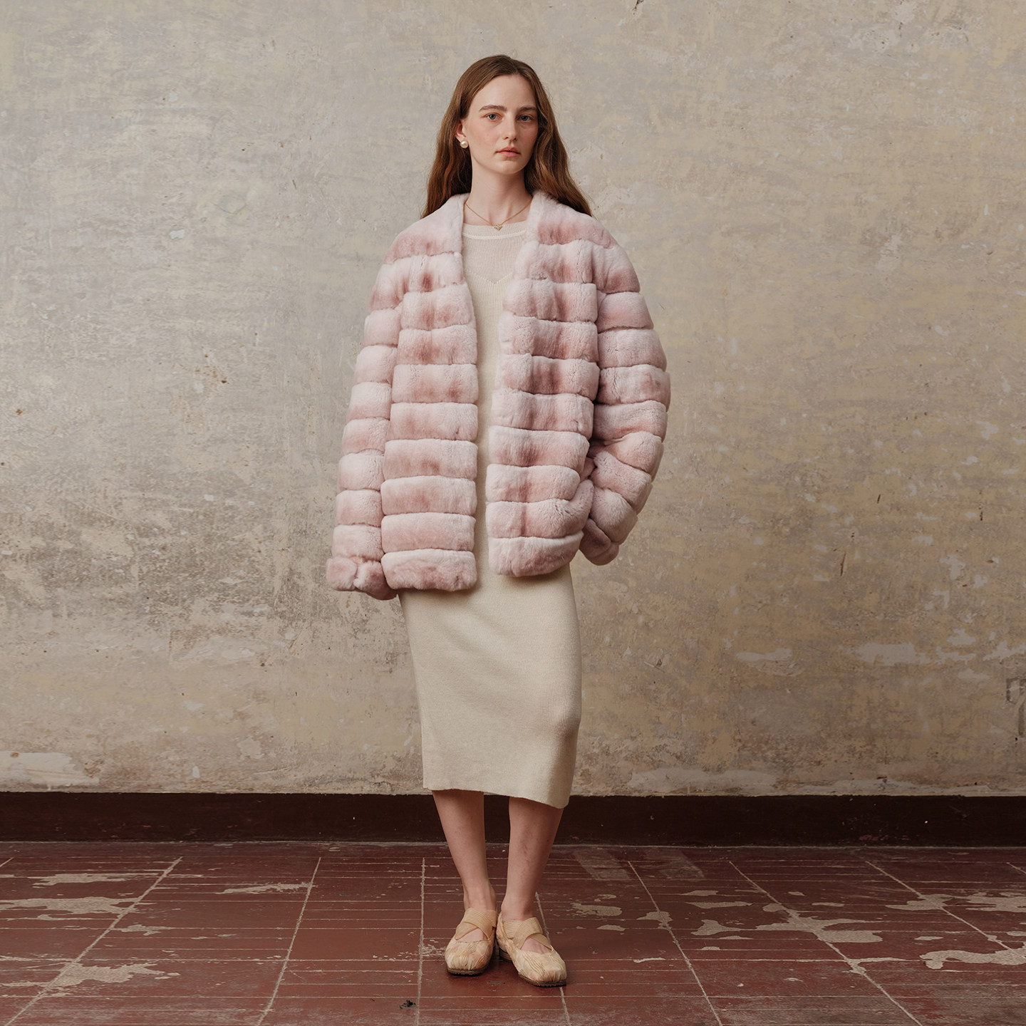 ZHUYIYI新款龙猫獭兔毛皮毛一体