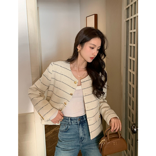 上衣 高级感条纹小香风外套女短款 ZHUYIYI 摩登Style