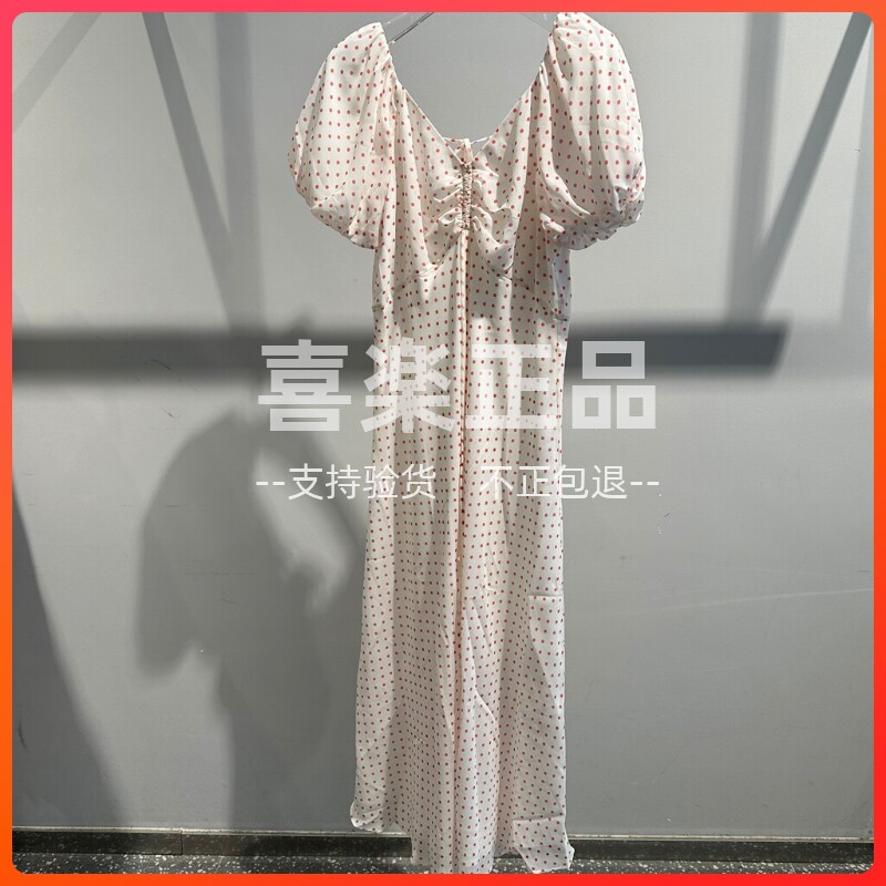 MOISSAC/摩萨克国内正品代购2026秋女装波点连衣裙MWGQ50007-1799