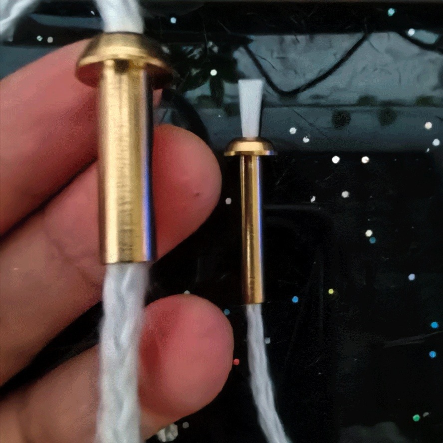 细铜管灯芯粗铜管灯心酒精灯芯自制油灯DIY配件编织麻花玻璃纤维