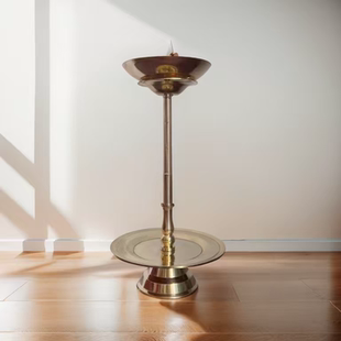 铜油灯食用油跨境灯芯架佛灯供灯祠堂灯具