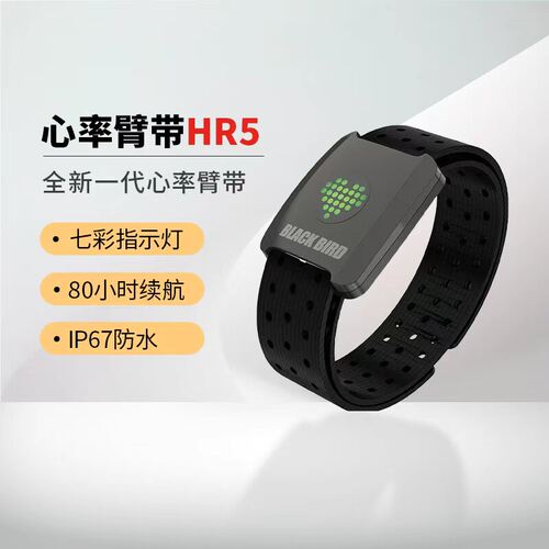 Blackbird心率臂带HR5心率监测运动跑步骑行健身户外防水蓝牙