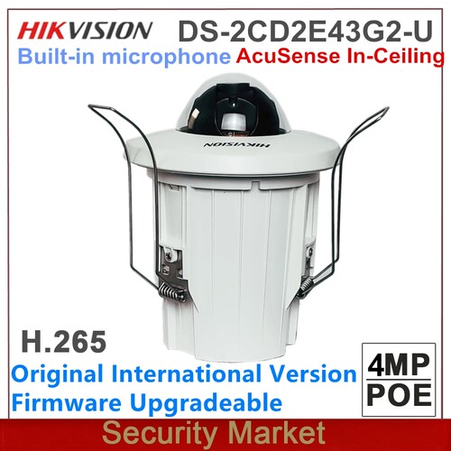 HIKVISION海康威视英文版 DS-2CD2E43G2-U 4MP AcuSense Camera