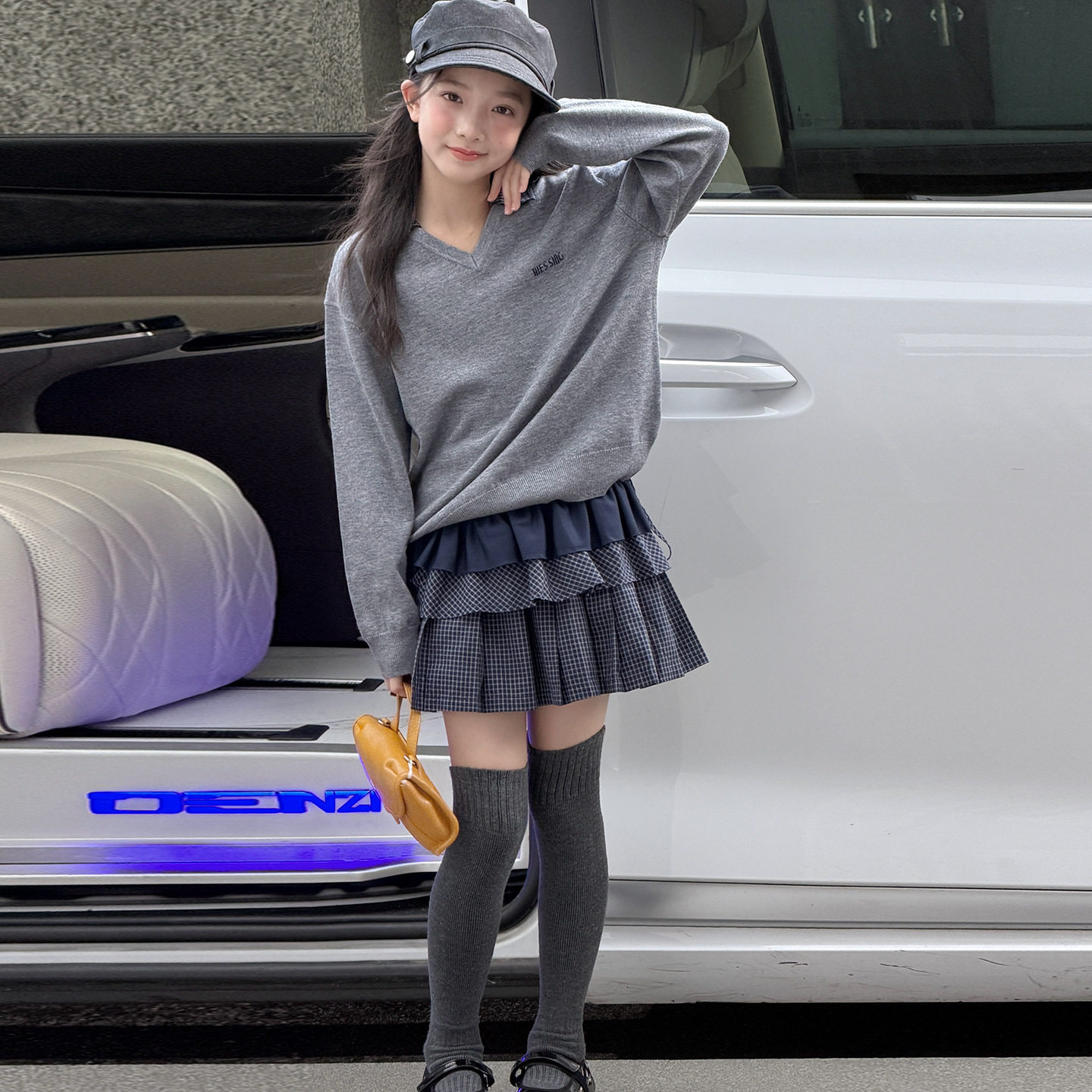 女童韩系套装2026秋新款大童毛衣/针织衫