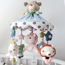 DIY床铃新生婴儿音乐旋转床头挂件悬挂式布艺宝宝玩偶玩具材料包