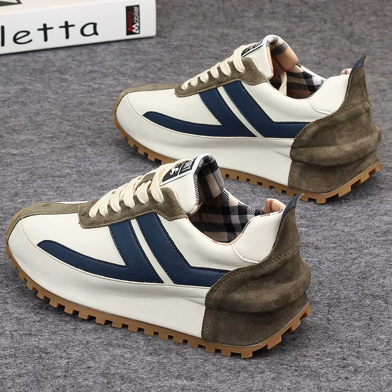 2021 осень-зима новые мужские кроссовки в цвете Forrest Gump спортивная обувь модный тренд противоскользящая подошва с высотой