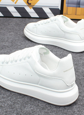 经典基础小白鞋男女款情侣厚底低帮运动鞋男潮鞋百搭学生增高板鞋