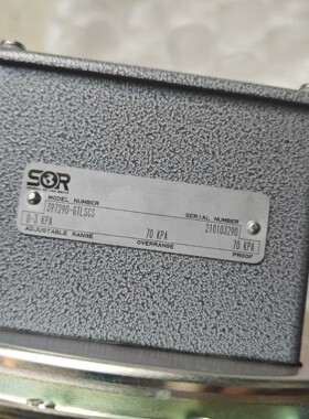 美国索尔SOR压力开关397290-GTLSCS全新议价