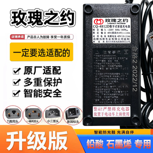 玫瑰之约电动车充电器CQ-4812DAh