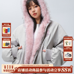 【杨超越同款】MEDM座山雕棉服保暖美式外套男女cleanfit棉衣夹克