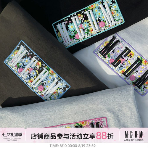 MEDM26SS潮牌花卉复古宽松T恤