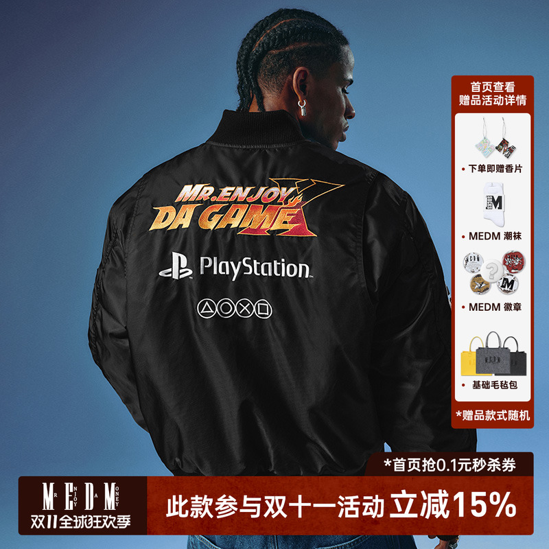 MEDMxPlayStation联名MA棉服夹克