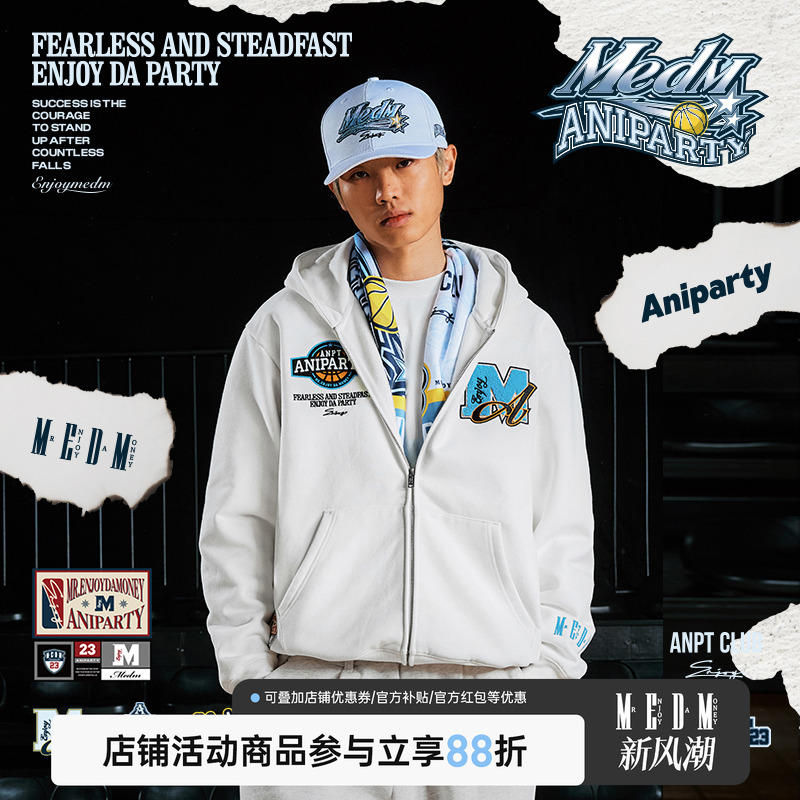 MEDMxANPT联名拉链卫衣