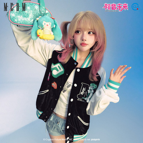 MEDM初音未来丝绒棒球服春秋