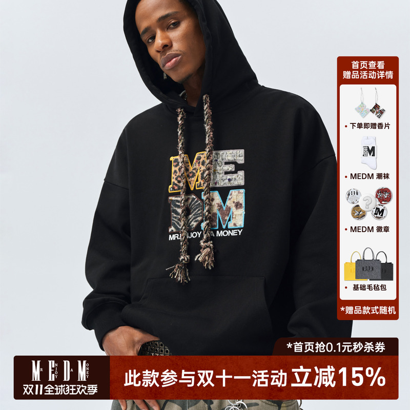 MEDM24FW波西米亚风格连帽卫衣