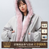 外套男女cleanfit棉衣夹克 MEDM座山雕棉服保暖美式 杨超越同款