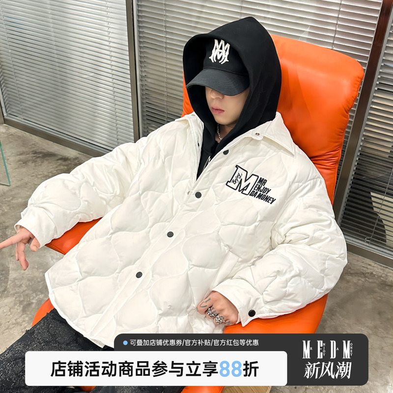 MEDM国潮衬衫领日常休闲常规款