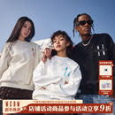 美式 男女同款 高街宽松休闲上衣 Logo圆领卫衣春秋季 MEDM国潮基础款