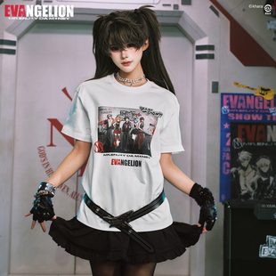 街头百搭T恤夏 END系列主KV海报印花休闲圆领短袖 MEDMxEVA NEVER