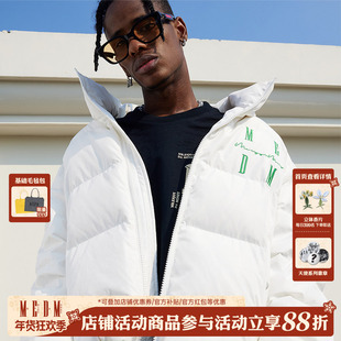 【王鹤棣同款】 MEDM90鸭绒国潮字母刺绣保暖立领羽绒服冬季外套