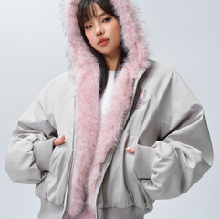 MEDM座山雕棉服加绒保暖美式cleanfit外套男女装情侣款厚棉衣夹克