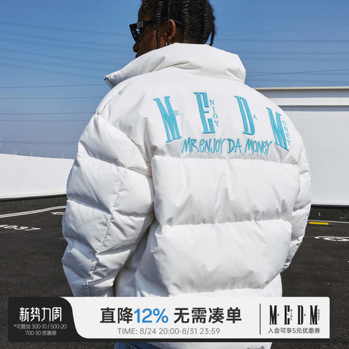 MEDM国潮常规领休闲长袖刺绣