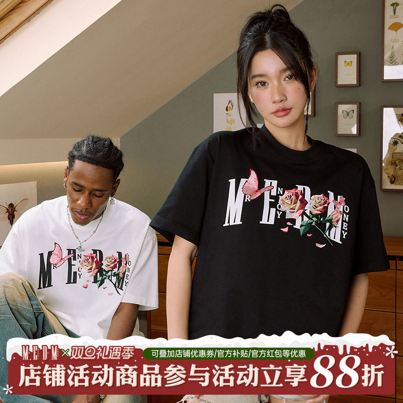 MEDM24SS蝴蝶玫瑰短袖