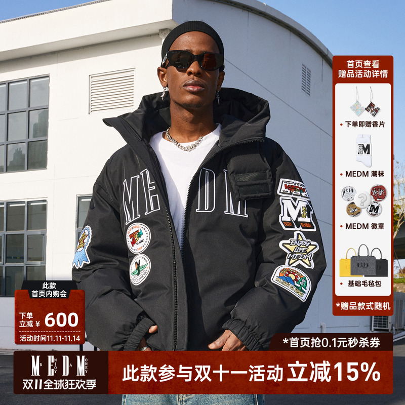 MEDM魔术贴徽章常规领日常羽绒服