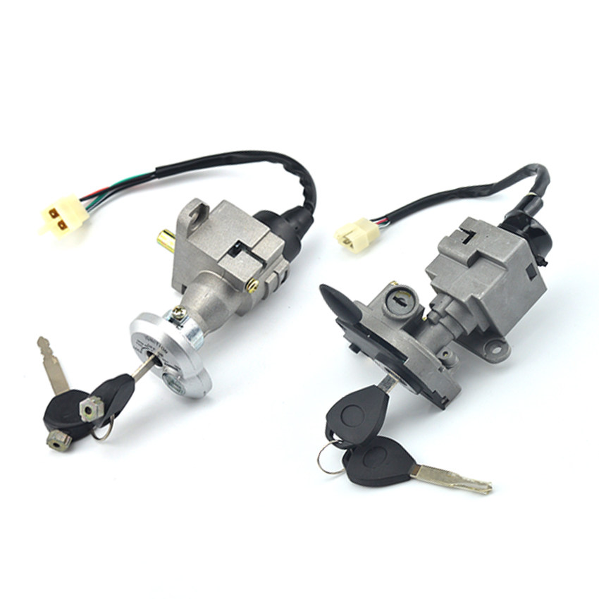 电摩托车战速鬼火钥匙锁 RSZ电摩一二代电门锁启动龙头坐垫套锁盖