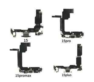 适用苹果尾插排线15 15Pro 15ProMax 15Plus充电送话器原拆机排线