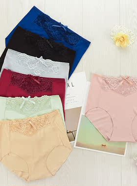 瑶爽儿女士舒适无痕三角内裤078B配套内裤两条装包邮