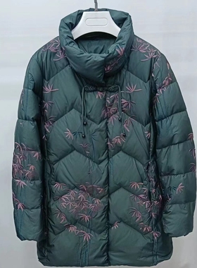 秋之歌Q93023老年人羽绒服女奶奶冬装外套加厚老人衣服老太太老年