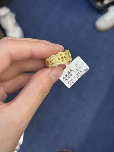 足金999戒指净金重9.05克
