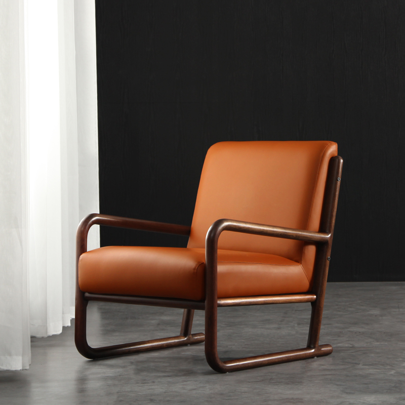 现代北欧卧室靠背椅子北欧单人沙发椅美式客厅阳台实木休闲椅家用|ruв категории жилой мебели, места категории, Председатель класса, диван - от Buy2taobao.com для оказания профессиональной услуги покупки агента Taobao